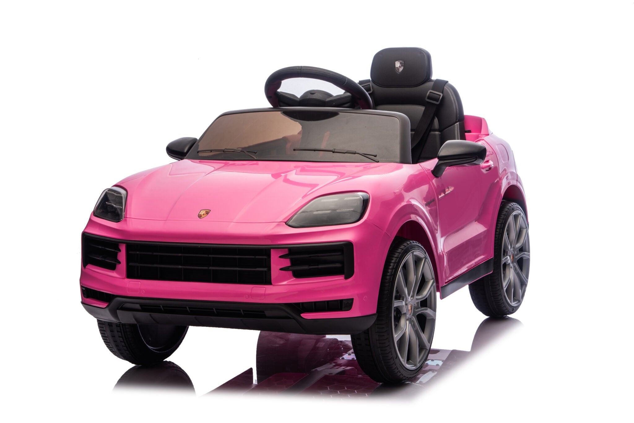 Auto elettrica per bambini Porsche Cayenne 1 posto 12V rosa
