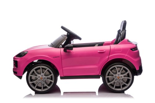 Auto elettrica per bambini Porsche Cayenne 1 posto 12V rosa - immagine 3