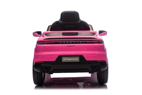 Auto elettrica per bambini Porsche Cayenne 1 posto 12V rosa - immagine 5