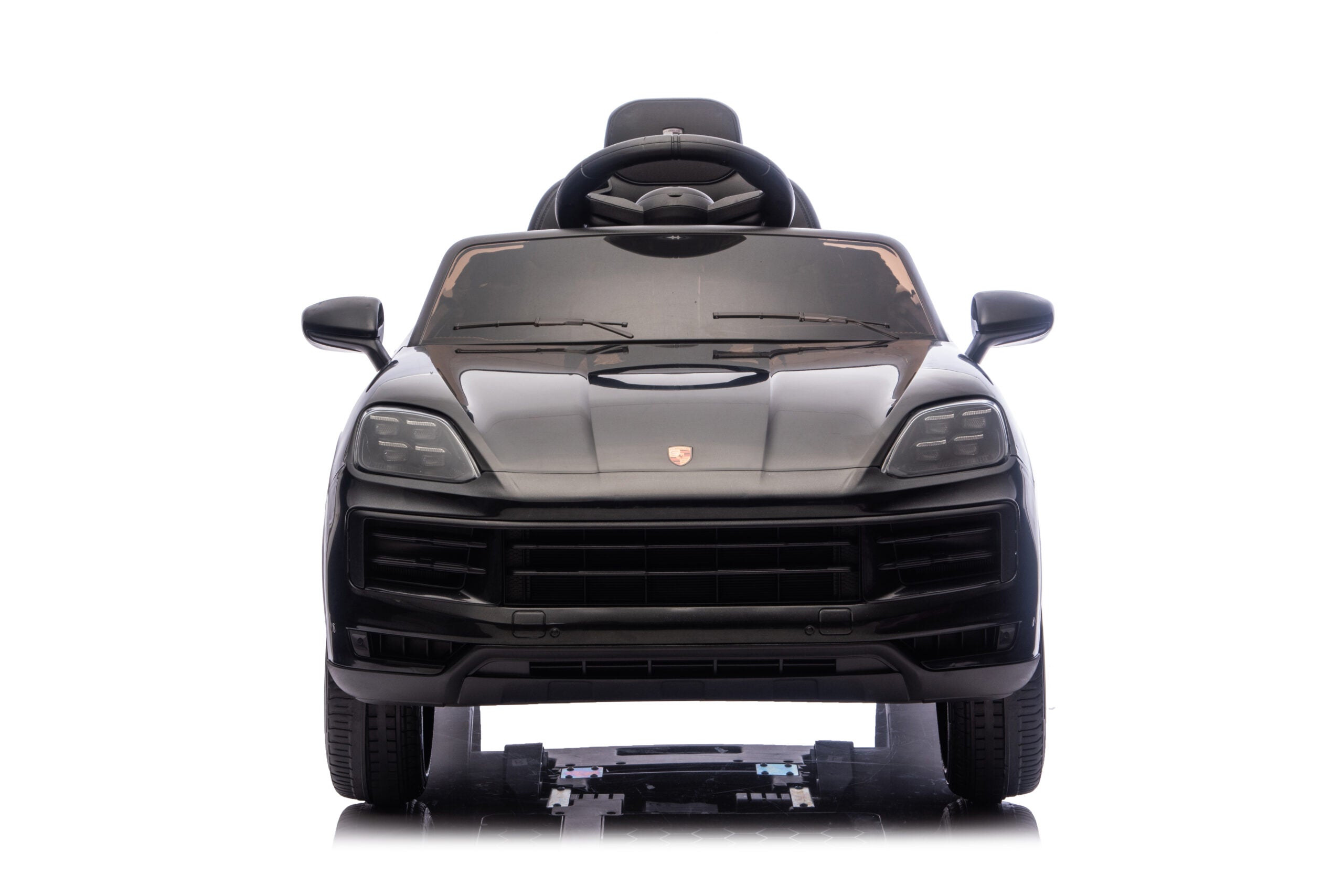 Auto elettrica per bambini Porsche Cayenne 1 posto 12V nera - immagine 2