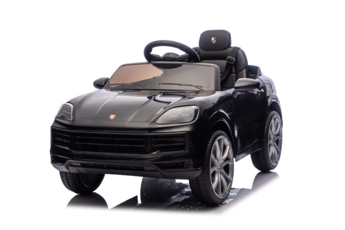 Auto elettrica per bambini Porsche Cayenne 1 posto 12V nera