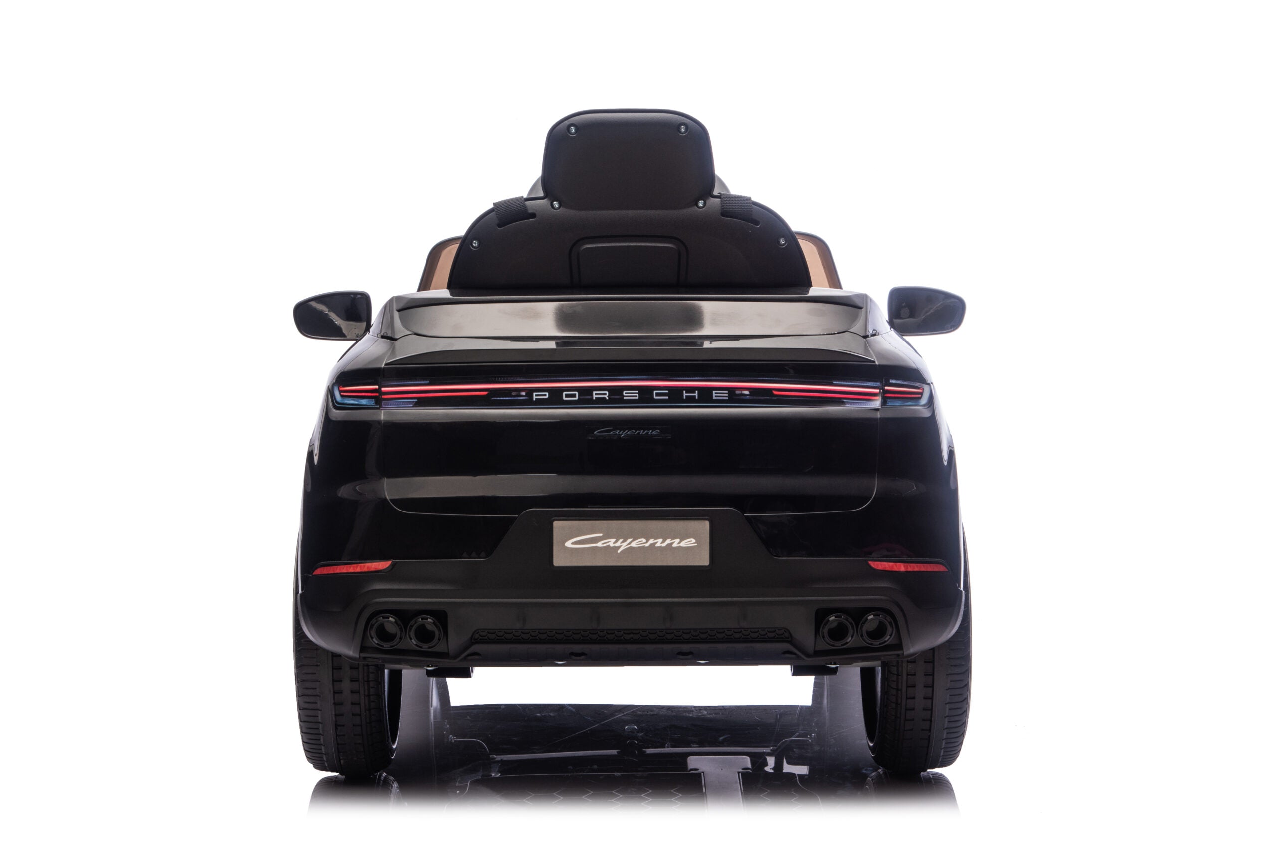 Auto elettrica per bambini Porsche Cayenne 1 posto 12V nera - immagine 5