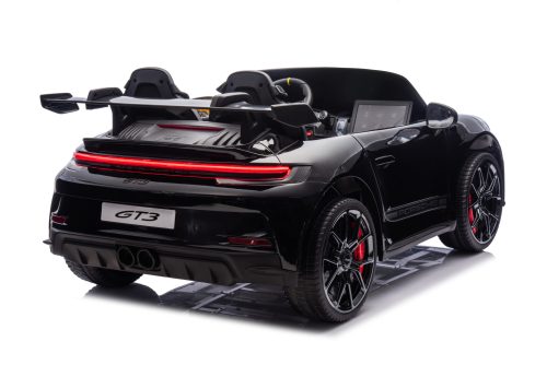 Auto elettrica per bambini Porsche 911 GT3 24V nera metallizzata con MP4 - immagine 5