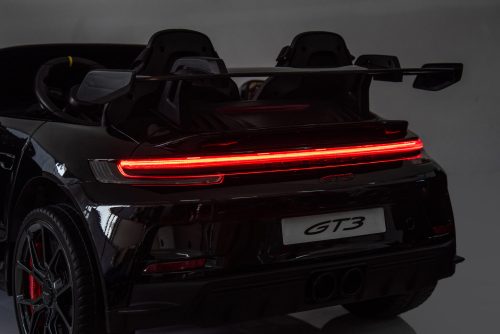 Auto elettrica per bambini Porsche 911 GT3 24V nera metallizzata con MP4 - immagine 7
