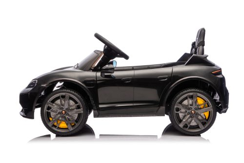 Auto elettrica per bambini Porsche Taycan 1 posto 12V nera - immagine 3
