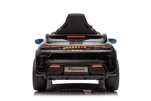 Auto elettrica per bambini Porsche Taycan 1 posto 12V nera - immagine 5