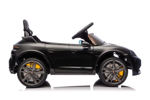 Auto elettrica per bambini Porsche Taycan 1 posto 12V nera - immagine 4
