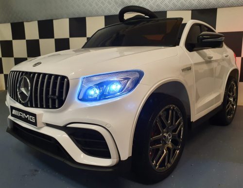 Mercedes AMG GLC Elettrica per Bambini 12V Bianca - immagine 2