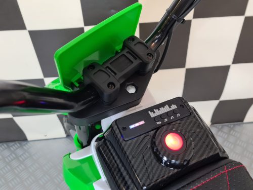 Moto cross elettrica per bambini 12V verde - immagine 7