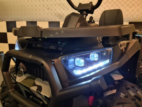 Quad elettrico bambini Desert 12V camo verde - immagine 7