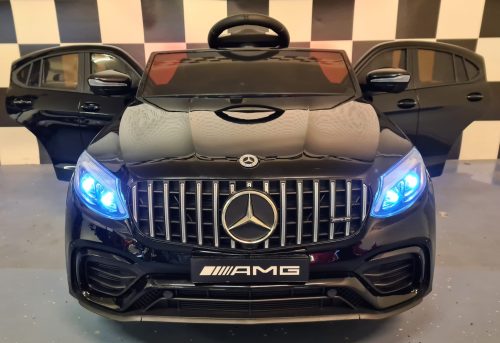 Auto elettrica per bambini Mercedes GLC 63 AMG 12V nera 1 posto