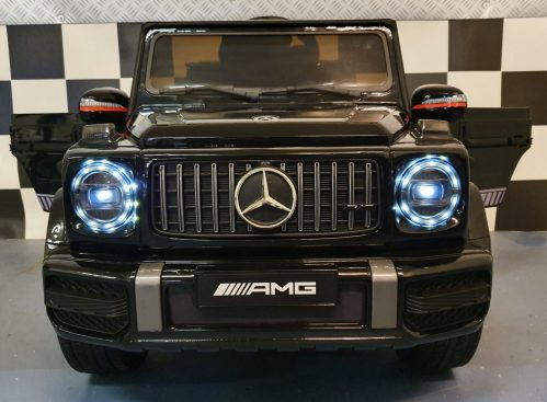Auto elettrica per bambini Mercedes G63 12V nera 1 posto