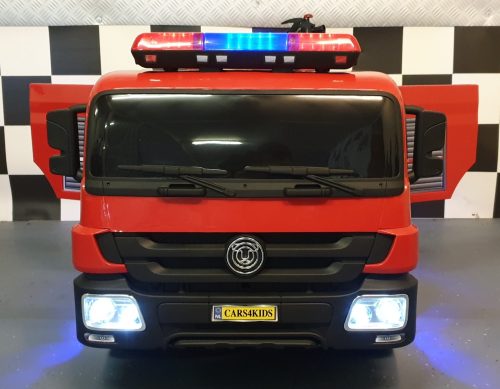 Camion pompieri elettrico per bambini 12V con telecomando - immagine 3