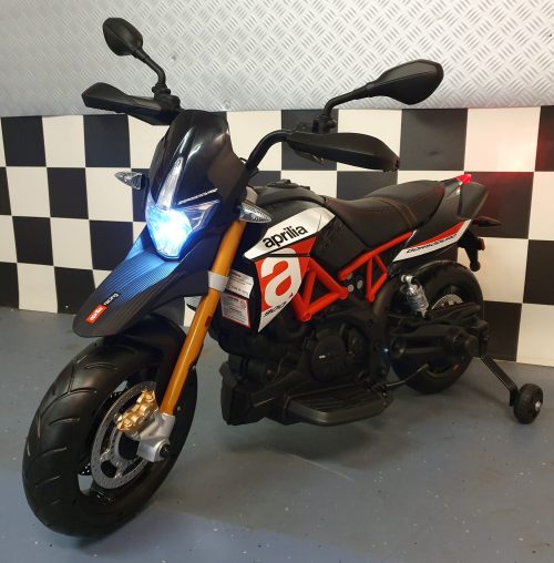 Moto elettrica Aprilia Dorsoduro per bambini 12V - immagine 2