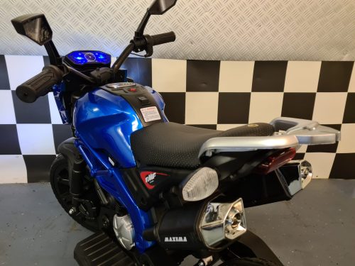 Moto elettrica Grom Superbike per bambini 12V blu metallizzato - immagine 6