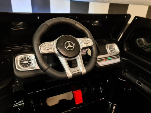 Auto elettrica per bambini Mercedes G63 24V nero metallizzato 2 posti