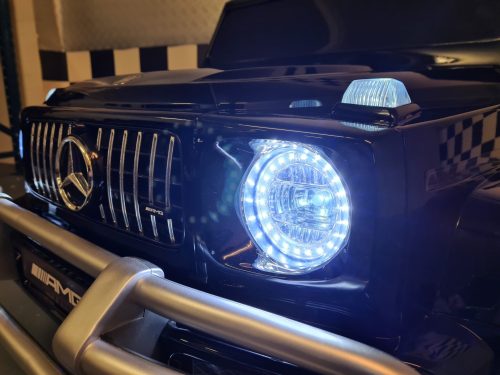 Auto elettrica per bambini Mercedes G63 24V nero metallizzato 2 posti