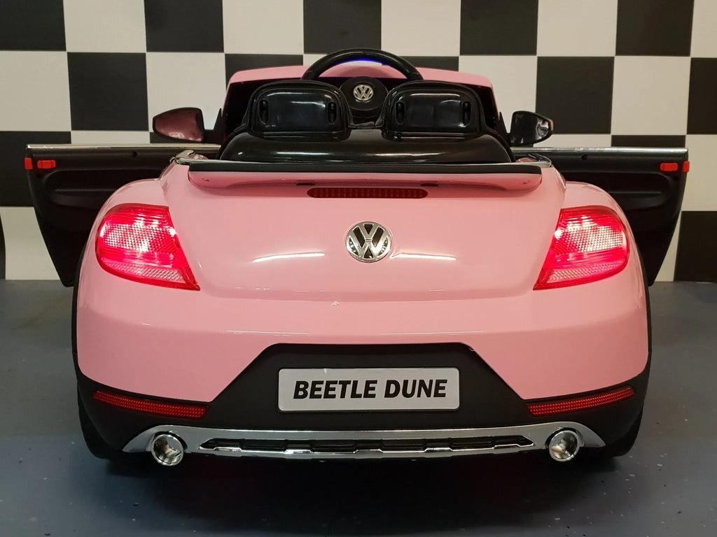 Volkswagen Beetle Elettrica per Bambini 12V Rosa