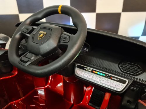 Auto elettrica per bambini Lamborghini Huracan 12V rosso metallizzato