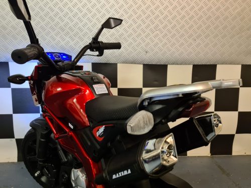 Moto elettrica Grom Superbike per bambini 12V rosso metallizzato - immagine 5