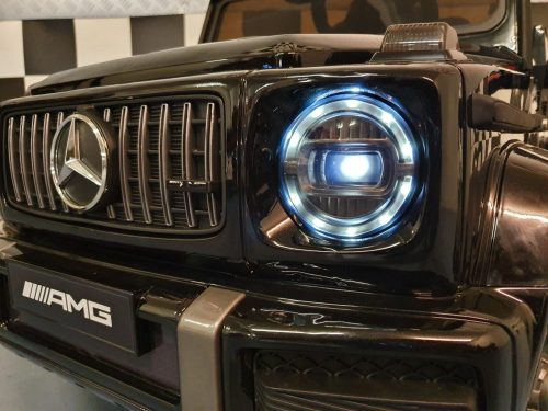 Auto elettrica per bambini Mercedes G63 12V nera 1 posto