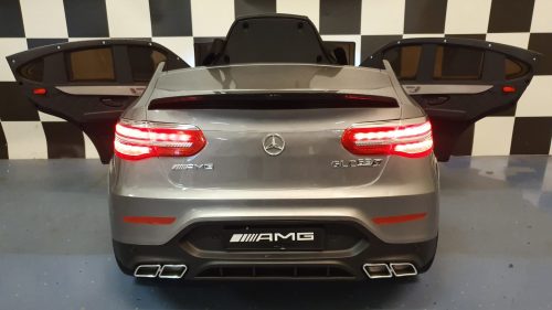 Auto elettrica per bambini Mercedes GLC 63 AMG 12V grigio metallizzato