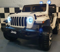 Auto elettrica per bambini Jeep Wrangler 12V 4WD bianca