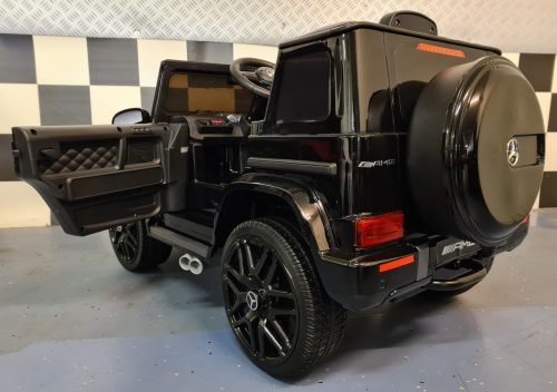 Auto elettrica per bambini Mercedes G63 12V nera 1 posto