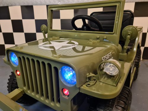 Jeep Willy elettrica per bambini 12V con telecomando - immagine 7