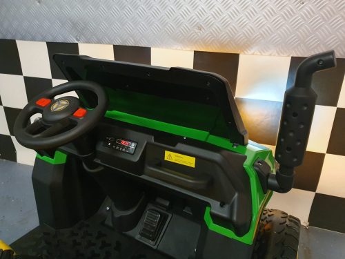 Farmer Truck 4x4 elettrico per bambini 24V verde con telecomando - immagine 8