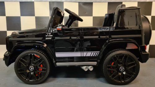 Auto elettrica per bambini Mercedes G63 12V nera 1 posto