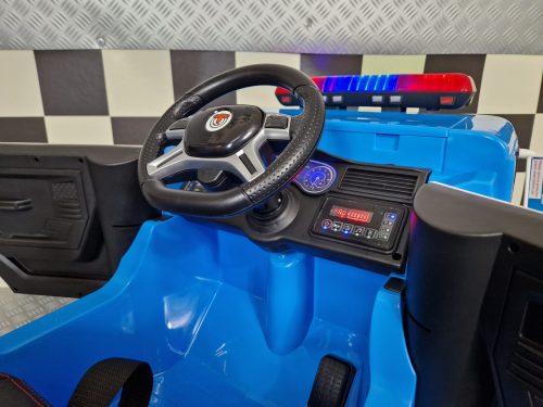 Camion polizia elettrico per bambini 12V con telecomando - immagine 7