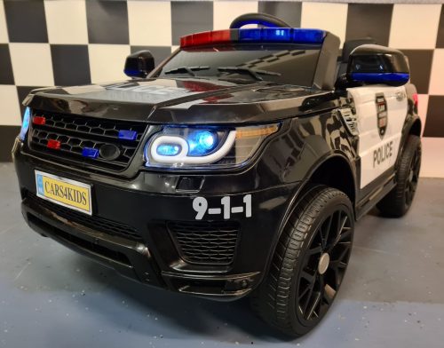 Auto polizia elettrica per bambini 12V con telecomando - immagine 2