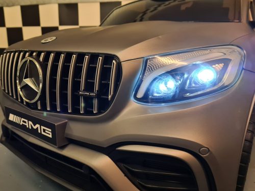Auto elettrica per bambini Mercedes GLC 63 AMG 12V grigio opaco