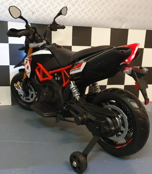 Moto elettrica Aprilia Dorsoduro per bambini 12V - immagine 5